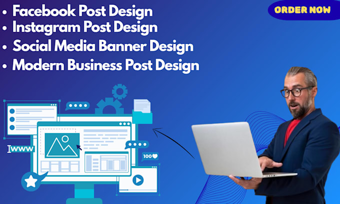 design modern facebook and instagram post designs