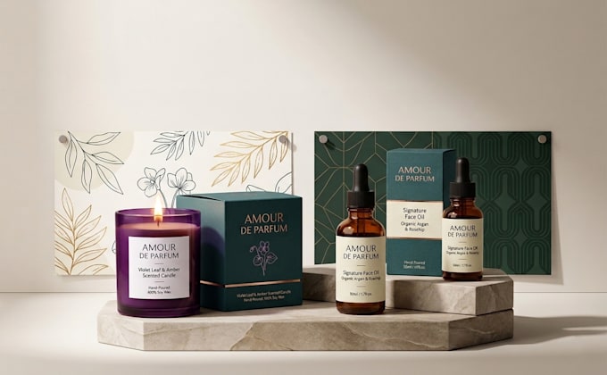 do premium product packaging, luxury label and box design