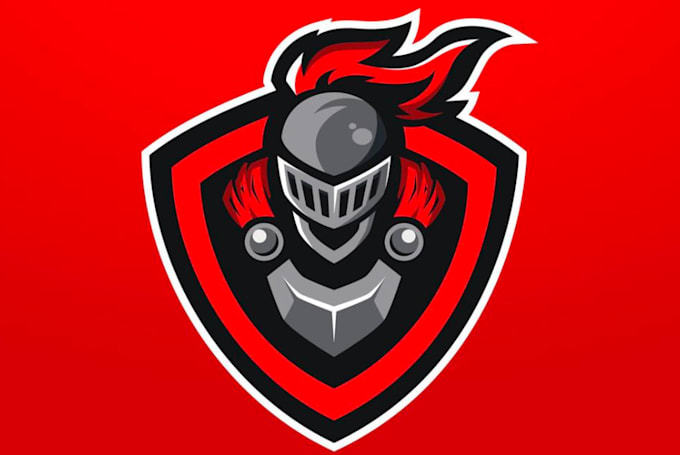 make modern style for knight mascot logo design service