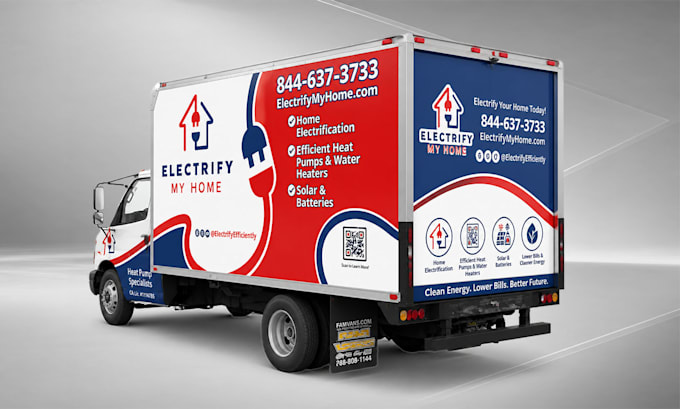 design a custom truck wrap, trailer wrap and vehicle wrap