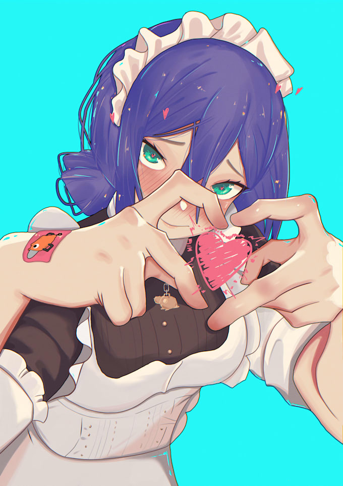 draw high quality digital illustrations and custom anime character designs