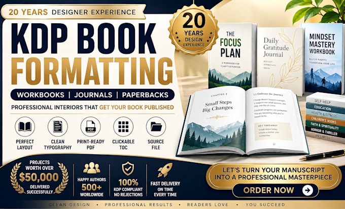 kdp book formatting for workbooks journals and paperbacks