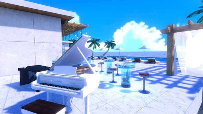 create vrc world vr world hangout metaverse club environment vr quest optimize