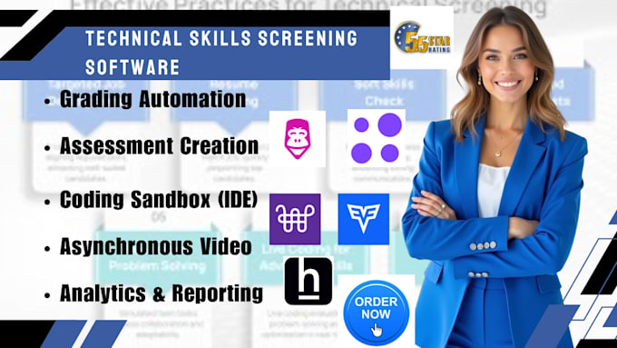 setup professional technical skills screening software