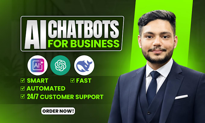 develop an ai saas website, ai chatbot, or ai voice agent