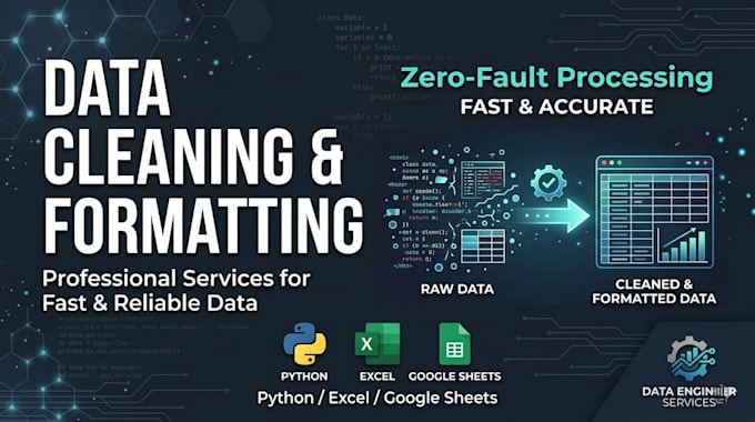 expertly clean and format your messy data