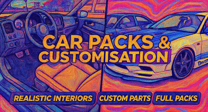 create beamng car packs with realistic interiors and customization