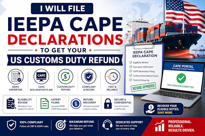 file ieepa cape declarations to get your US customs duty refund