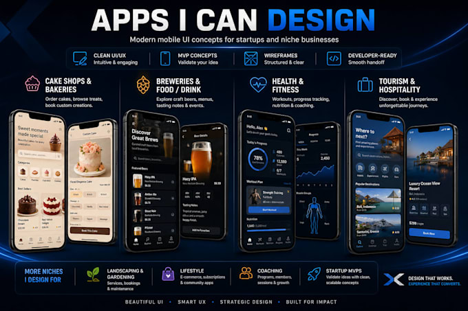 build modern IOS android apps and mvps