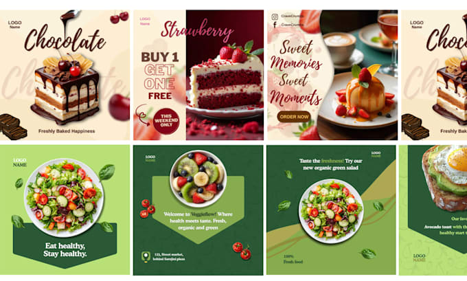 design stunning, modern instagram carousel