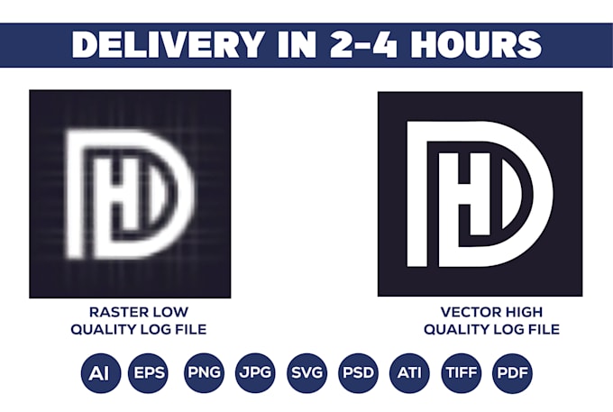 vectorize logo, redraw image to high quality vector fast