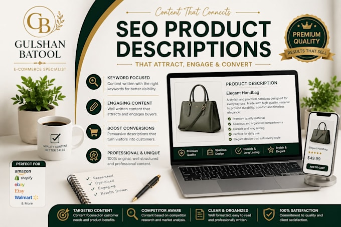 write product descriptions for shopify products