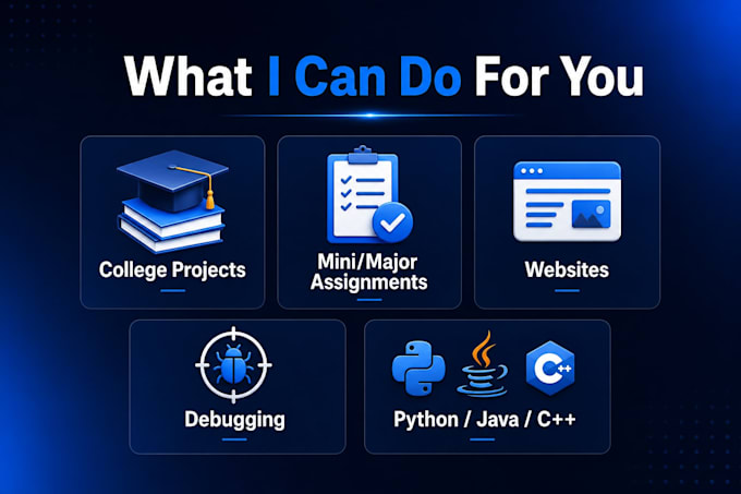 do web development projects and coding assignments