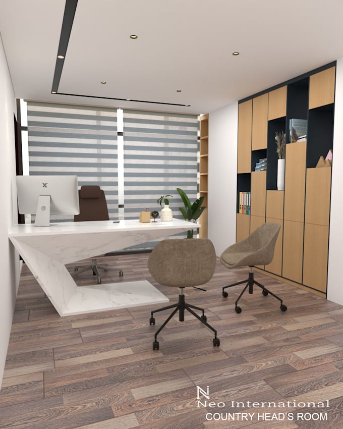 make 3d design for your office space