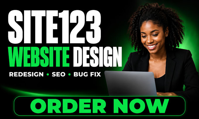 do site123 website design redesign or fix site123 website SEO optimization