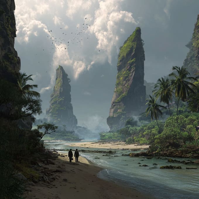 create environment concept art