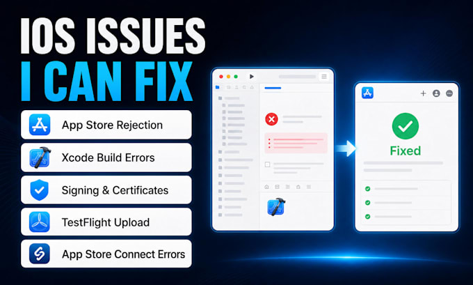 fix app store rejection and submit your ios app