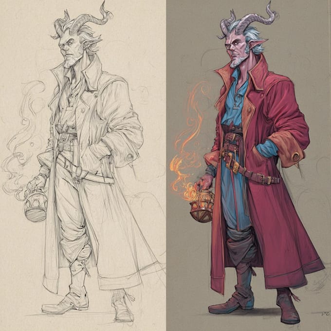 character art and dnd character art