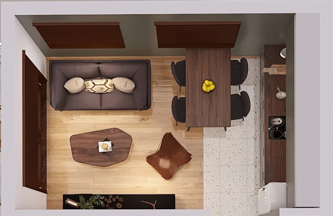 design your room interior with 3d renders