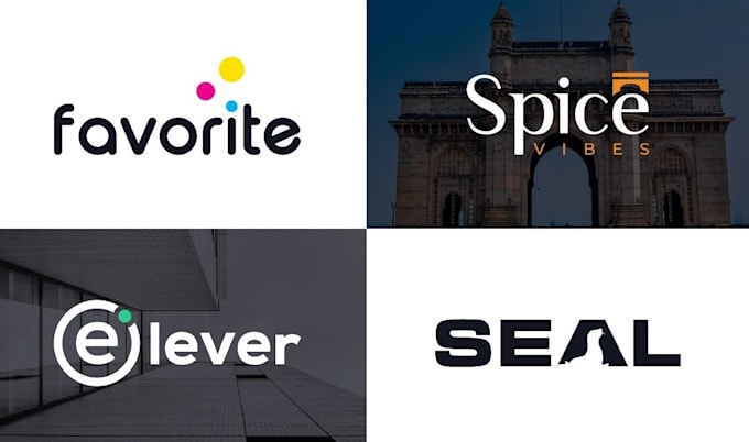 do custom wordmark, typography, lettermark, text logo design