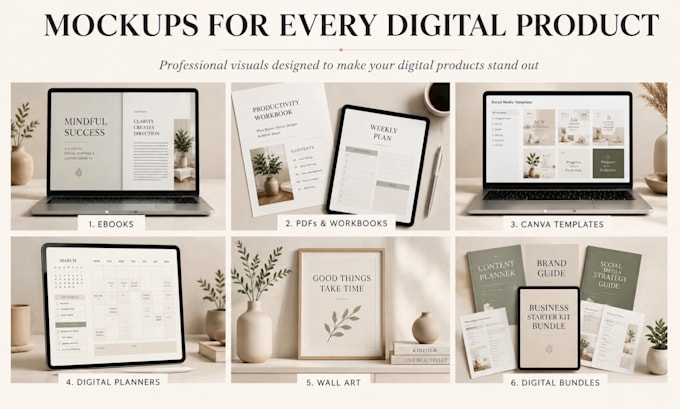 design 3d mockups for your digital products