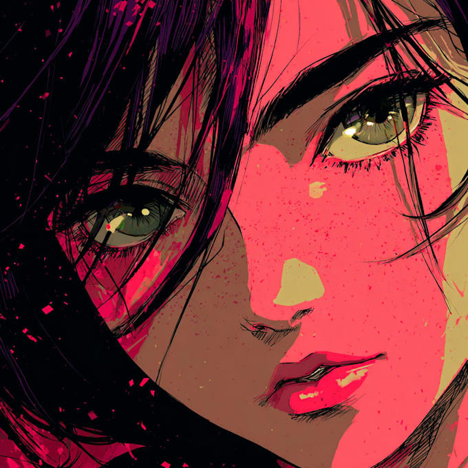 draw anime art and illustration