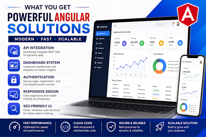 build a professional angular web application
