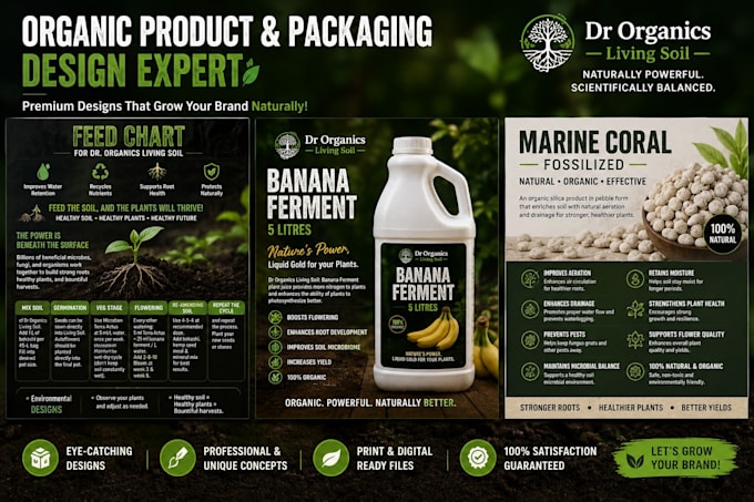 design premium product label and packaging design
