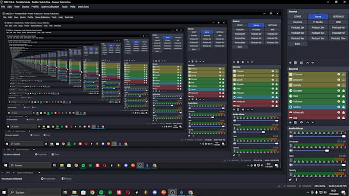 do your professional obs stream and audio setup