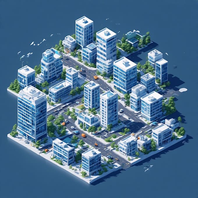 design modern isometric event and venue maps