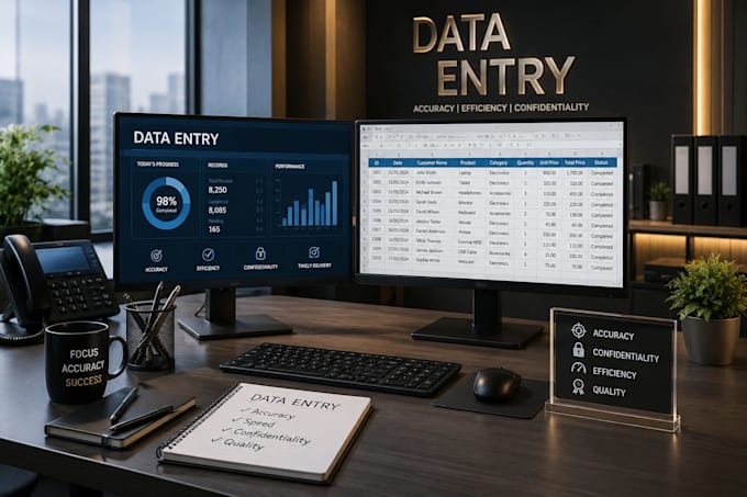 do professional data entry data typing web reasearch