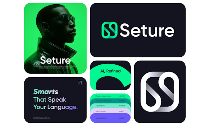 create a modern branding kit and visual identity