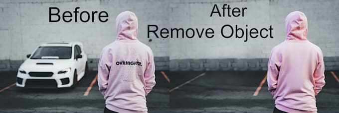 remove objects, people, background and photo retouching