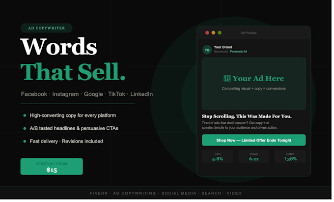 write compelling ad copy that converts for your business