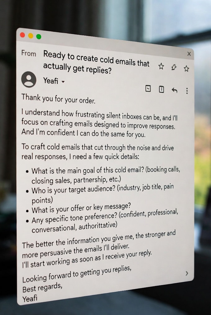 write cold emails that get replies