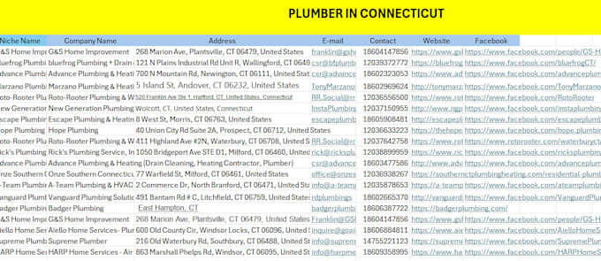 provide b2b lead generation, list building, and VA services