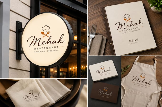 design modern restaurant and cafe logo