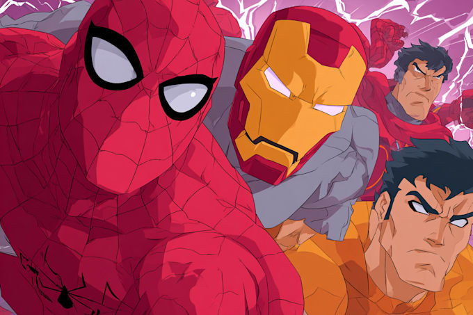 create ai comic book, illustrations any style