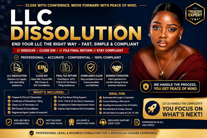 llc amendment,llc dissolution,llc reinstatement, terminate ein file final return