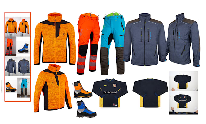 flat lay, apparel image editing, ghost mannequin, ecom product editing service