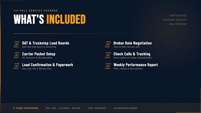 dispatch your trucking loads and negotiate top freight rates