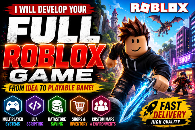 develop your full roblox game in roblox studio