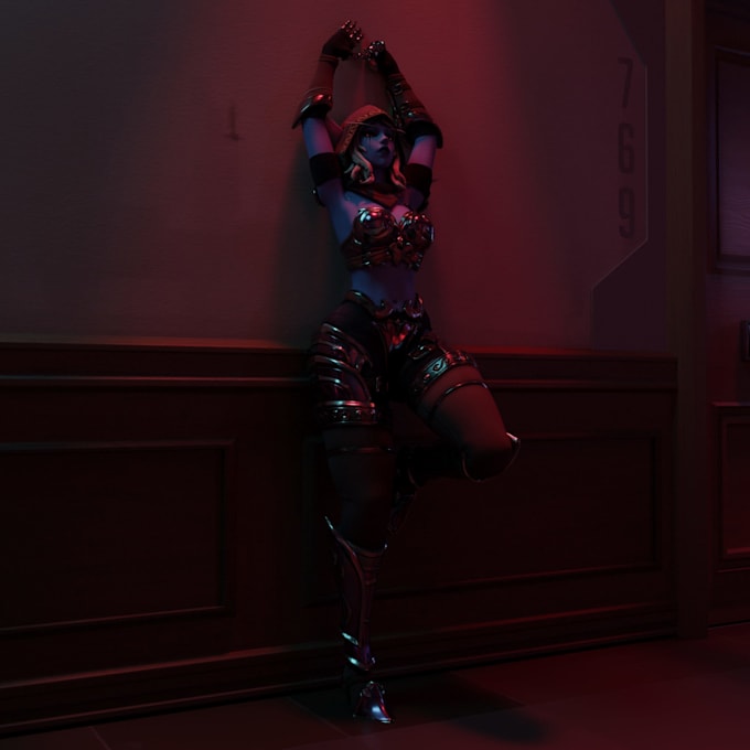 create stylized 3d character renders