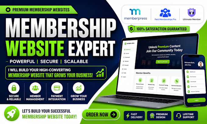 build membership website on memberpress paid membership pro and ultimate member