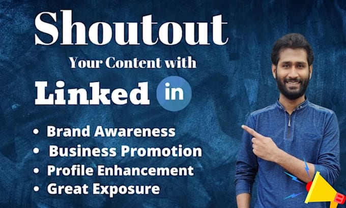 create a linkedin post for your products, business or services