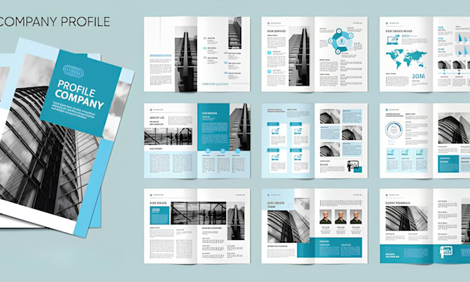 design modern corporate profile design