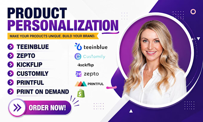setup zepto customily teeinblue kickflip 2d 3d shopify product personalization