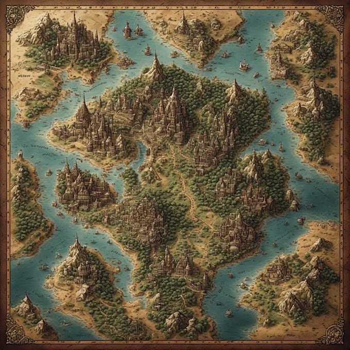 create your fantasy city map