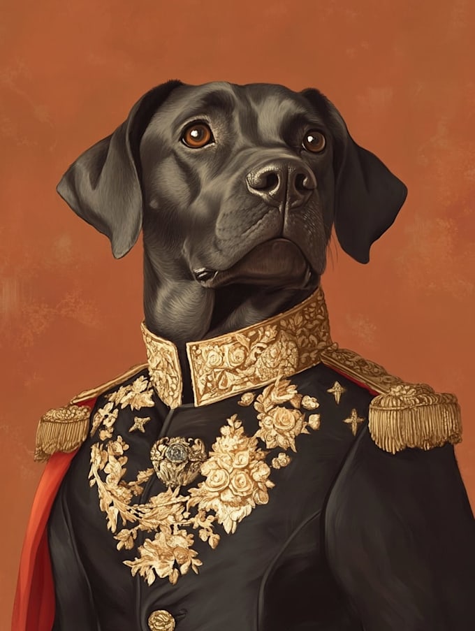 do custom pet portrait, dog portrait, cat portrait