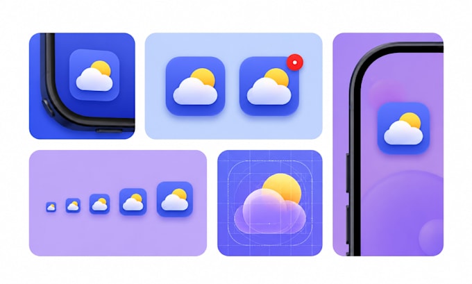 design eye catching app icon logo for mobile apps